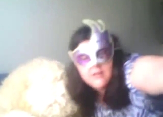 Adorable beast talked into fucking this brunette