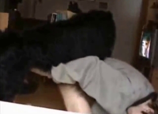 Skinny guy's tight ass gets ruined by a dog