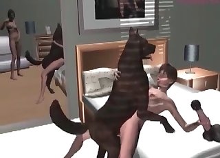 3D bestiality with a dash of incest
