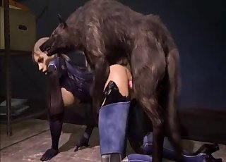 3D bitches in peril, getting raped by beasts